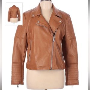 7 For All Mankind Faux Leather Jacket/Large